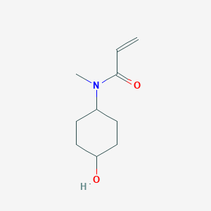 molecular formula C10H17NO2 B2425762 N-(4-Hydroxycyclohexyl)-N-methylprop-2-enamide CAS No. 2305151-53-3