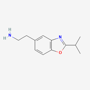 2-(2-Propan-2-yl-1,3-benzoxazol-5-yl)ethanamine