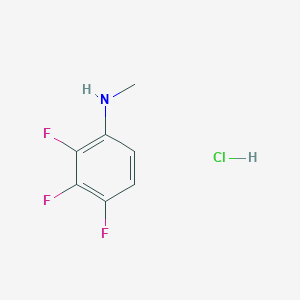 2,3,4-Trifluoro-N-methylaniline;hydrochloride