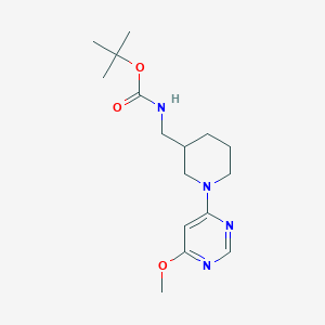 tert-Butyl ((1-(6-methoxypyrimidin-4-yl)piperidin-3-yl)methyl)carbamate