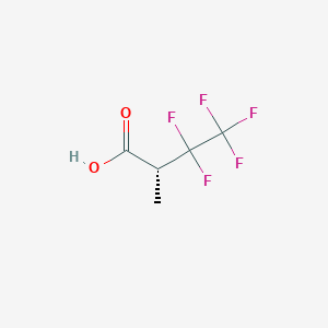 (2R)-3,3,4,4,4-Pentafluoro-2-methylbutanoic acid