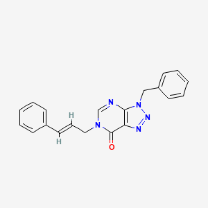 3-benzyl-6-cinnamyl-3H-[1,2,3]triazolo[4,5-d]pyrimidin-7(6H)-one