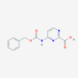 4-(Phenylmethoxycarbonylamino)pyrimidine-2-carboxylic acid