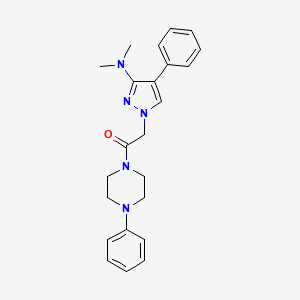 4-{[(4-fluorophenyl)sulfonyl]amino}-N-(2-methoxy-5-methylphenyl)piperidine-1-carboxamide