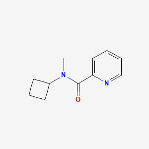molecular formula C11H14N2O B2425966 N-cyclobutyl-N-methylpyridine-2-carboxamide CAS No. 2201500-47-0