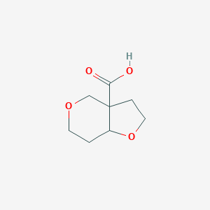 molecular formula C8H12O4 B2425995 六氢-2H-呋喃[3,2-c]吡喃-3a-甲酸 CAS No. 2060030-35-3