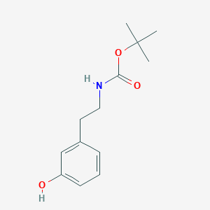molecular formula C13H19NO3 B2426003 tert-Butyl 3-hydroxyphenethylcarbamate CAS No. 129150-68-1