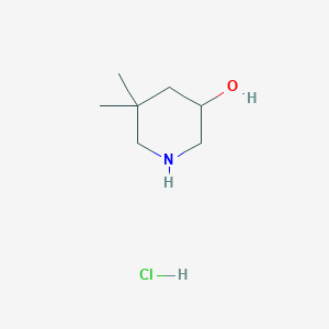 5,5-Dimethylpiperidin-3-ol hydrochloride