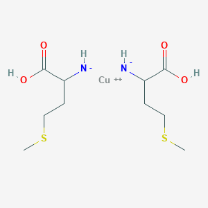 molecular formula C10H20CuN2O4S2 B242605 Bis(DL-methioninato-N,O)copper CAS No. 15170-74-8