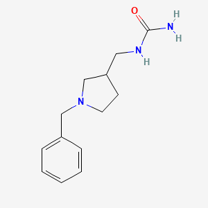molecular formula C13H19N3O B2426066 [(1-Benzylpyrrolidin-3-yl)methyl]urea CAS No. 1803588-19-3