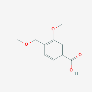 molecular formula C10H12O4 B2426083 3-甲氧基-4-(甲氧基甲基)苯甲酸 CAS No. 121925-06-2