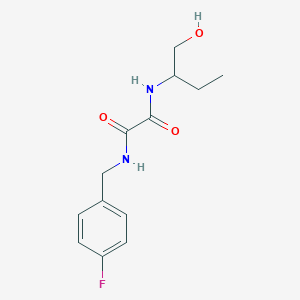 molecular formula C13H17FN2O3 B2426088 N1-(4-fluorobenzyl)-N2-(1-hydroxybutan-2-yl)oxalamide CAS No. 920162-34-1