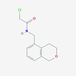 2-Chloro-N-(3,4-dihydro-1H-isochromen-5-ylmethyl)acetamide