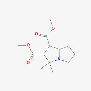 dimethyl 3,3-dimethylhexahydro-1H-pyrrolizine-1,2-dicarboxylate