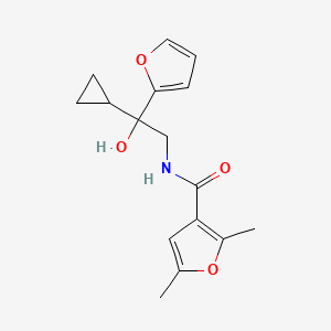 N-(2-cyclopropyl-2-(furan-2-yl)-2-hydroxyethyl)-2,5-dimethylfuran-3-carboxamide