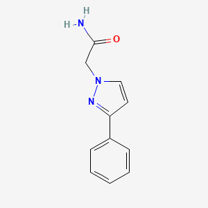 molecular formula C11H11N3O B2426131 2-(3-phenyl-1H-pyrazol-1-yl)acetamide CAS No. 113336-27-9
