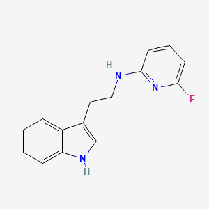 molecular formula C15H14FN3 B2426133 6-fluoro-N-[2-(1H-indol-3-yl)ethyl]-2-pyridinamine CAS No. 478047-29-9