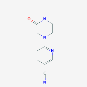 6-(4-Methyl-3-oxopiperazin-1-yl)pyridine-3-carbonitrile