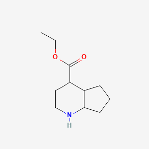 Ethyl 2,3,4,4a,5,6,7,7a-octahydro-1H-cyclopenta[b]pyridine-4-carboxylate