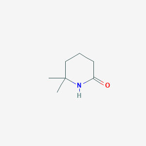 molecular formula C7H13NO B2426165 6,6-Dimethylpiperidin-2-one CAS No. 139524-56-4
