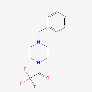 molecular formula C13H15F3N2O B2426195 1-(4-Benzylpiperazin-1-yl)-2,2,2-trifluoroethan-1-one CAS No. 2803-00-1