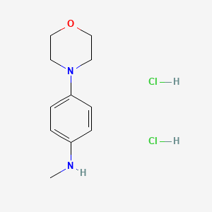 molecular formula C11H18Cl2N2O B2426202 N-methyl-4-(morpholin-4-yl)aniline dihydrochloride CAS No. 2031258-58-7