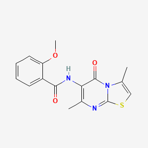 5-[2-(morpholin-4-ylcarbonyl)phenyl]-N-(2-morpholin-4-ylethyl)-1,3-oxazole-4-carboxamide