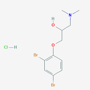 1-(2,4-Dibromophenoxy)-3-(dimethylamino)propan-2-ol hydrochloride