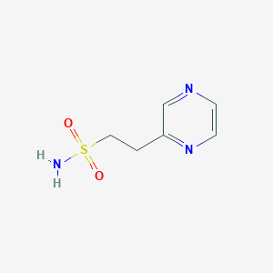 molecular formula C6H9N3O2S B2426242 2-吡嗪-2-基乙磺酰胺 CAS No. 2001279-37-2
