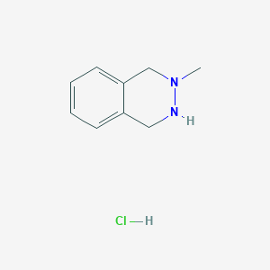 molecular formula C9H13ClN2 B2426260 2-Methyl-1,2,3,4-tetrahydrophthalazine hydrochloride CAS No. 20072-58-6