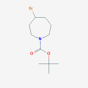 molecular formula C11H20BrNO2 B2426262 Tert-butyl 4-bromoazepane-1-carboxylate CAS No. 1852254-64-8