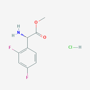 (S)-Methyl 2-amino-2-(2,4-difluorophenyl)acetate hydrochloride