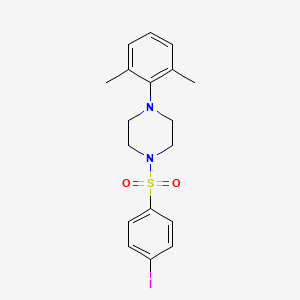 1-(2,6-Dimethylphenyl)-4-(4-iodobenzenesulfonyl)piperazine