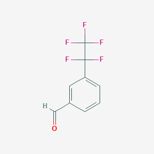 molecular formula C9H5F5O B2426351 3-(Perfluoroethyl)benzaldehyde CAS No. 1450909-97-3