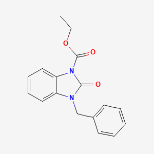 ethyl 3-benzyl-2-oxo-2,3-dihydro-1H-1,3-benzimidazole-1-carboxylate