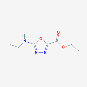 Ethyl 5-(ethylamino)-1,3,4-oxadiazole-2-carboxylate