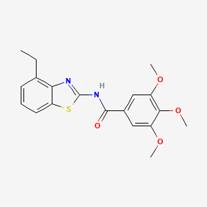 N-(4-ethylbenzo[d]thiazol-2-yl)-3,4,5-trimethoxybenzamide