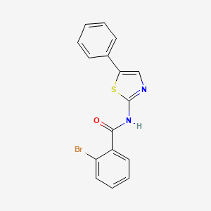 molecular formula C16H11BrN2OS B2426381 2-bromo-N-(5-phenylthiazol-2-yl)benzamide CAS No. 477491-78-4