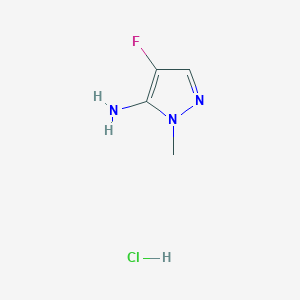 4-Fluoro-2-methylpyrazol-3-amine;hydrochloride