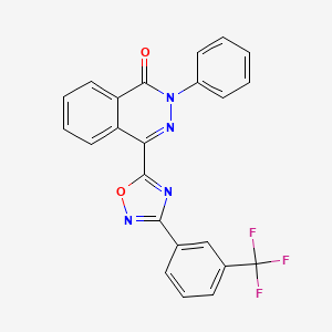 2-phenyl-4-{3-[3-(trifluoromethyl)phenyl]-1,2,4-oxadiazol-5-yl}phthalazin-1(2H)-one
