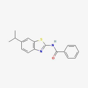 molecular formula C17H16N2OS B2426442 N-(6-异丙基苯并[d]噻唑-2-基)苯甲酰胺 CAS No. 892853-14-4