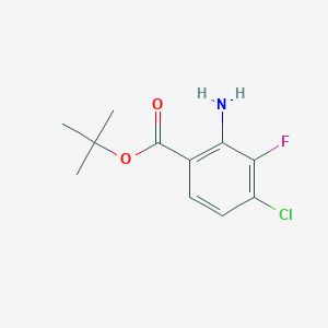 Tert-butyl 2-amino-4-chloro-3-fluorobenzoate