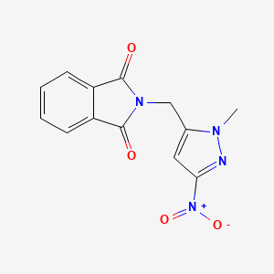 2-((1-Methyl-3-nitro-1H-pyrazol-5-yl)methyl)isoindoline-1,3-dione