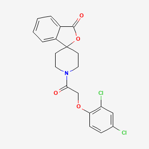 1'-(2-(2,4-dichlorophenoxy)acetyl)-3H-spiro[isobenzofuran-1,4'-piperidin]-3-one