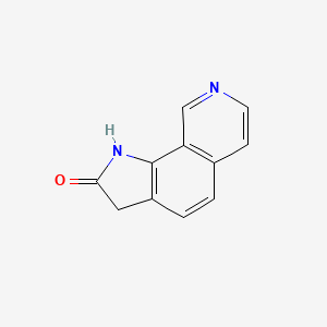 molecular formula C11H8N2O B2426512 1H-吡咯并[3,2-h]异喹啉-2(3H)-酮 CAS No. 1536267-57-8