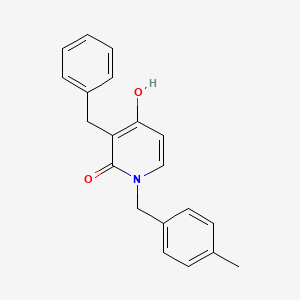 molecular formula C20H19NO2 B2426522 3-苄基-4-羟基-1-(4-甲基苄基)-2(1H)-吡啶酮 CAS No. 320423-36-7