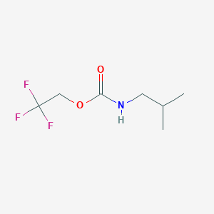 2,2,2-trifluoroethyl N-(2-methylpropyl)carbamate