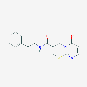 N-(2-(cyclohex-1-en-1-yl)ethyl)-6-oxo-2,3,4,6-tetrahydropyrimido[2,1-b][1,3]thiazine-3-carboxamide