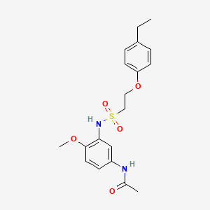 N-{3-[2-(4-ethylphenoxy)ethanesulfonamido]-4-methoxyphenyl}acetamide