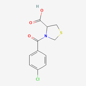 3-(4-chlorobenzoyl)-1,3-thiazolidine-4-carboxylic Acid